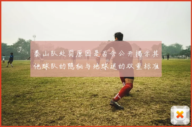 泰山队处罚原因是否会公开揭示其他球队的隐秘与地球迷的双重标准